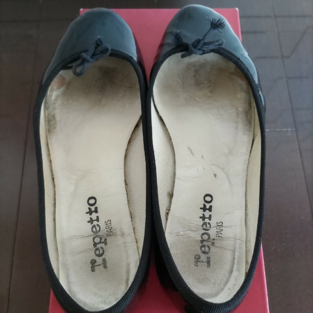 repetto(レペット)のレペット　エナメル　バレエシューズ　ブラック　37.5 レディースの靴/シューズ(バレエシューズ)の商品写真