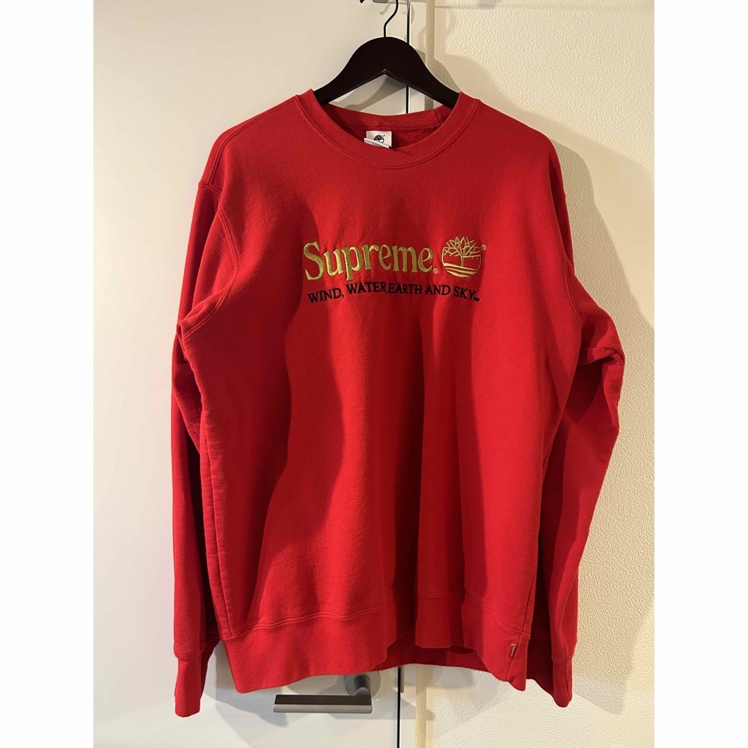 Supreme(シュプリーム)のSupreme /Timberland® Crewneck "Red" メンズのトップス(スウェット)の商品写真