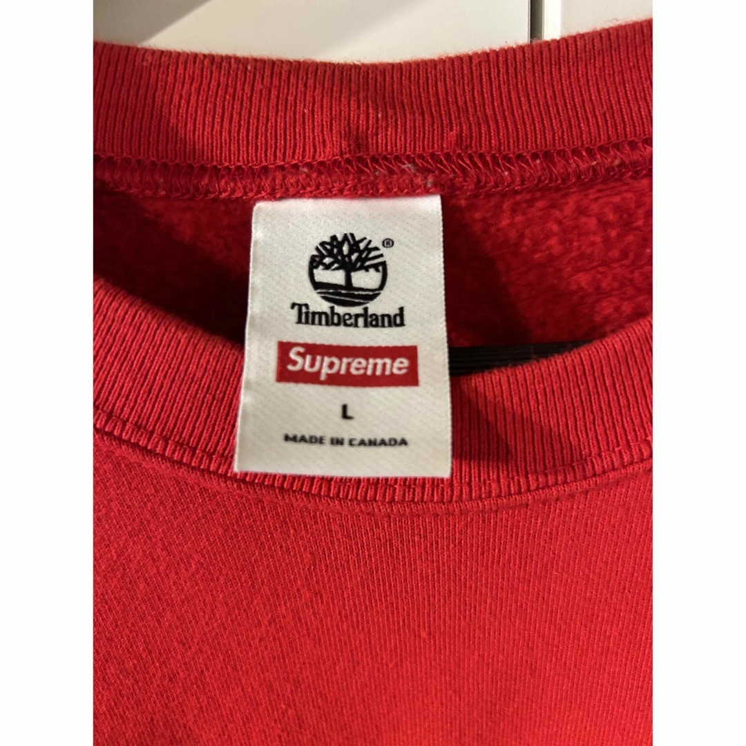 Supreme(シュプリーム)のSupreme /Timberland® Crewneck "Red" メンズのトップス(スウェット)の商品写真