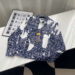 新品未使用 ルイヴィトン Louis Vuitton  デニムジャケットブルー