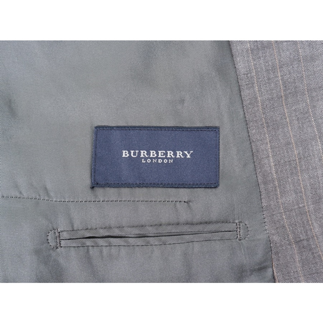 BURBERRY LONDONバーバリーロンドン 高級羊毛モヘヤ ピンストライプスーツ セットアップ ジャケットパンツ【98-92-165  BB4】【MSTA72531】