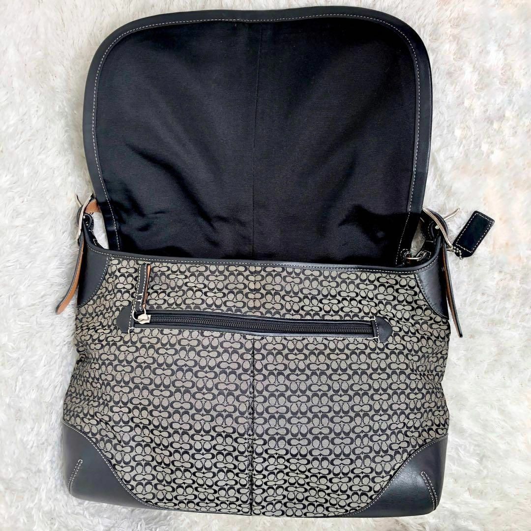 COACH - 美品✨コーチ ショルダーバッグ シグネチャー A4収納可能