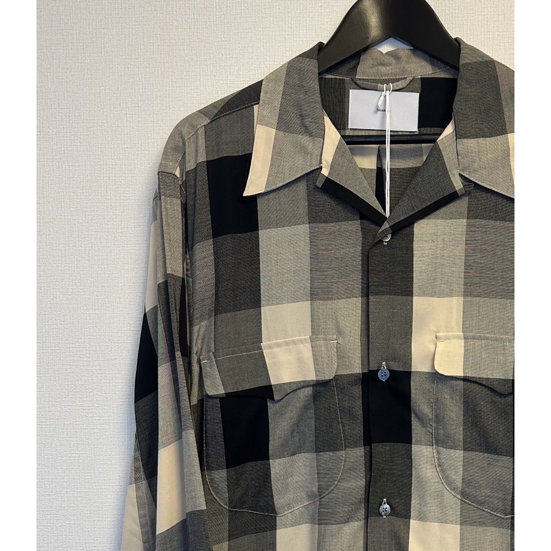 SUGARHILL 22aw BLOCK CHECK SHIRT