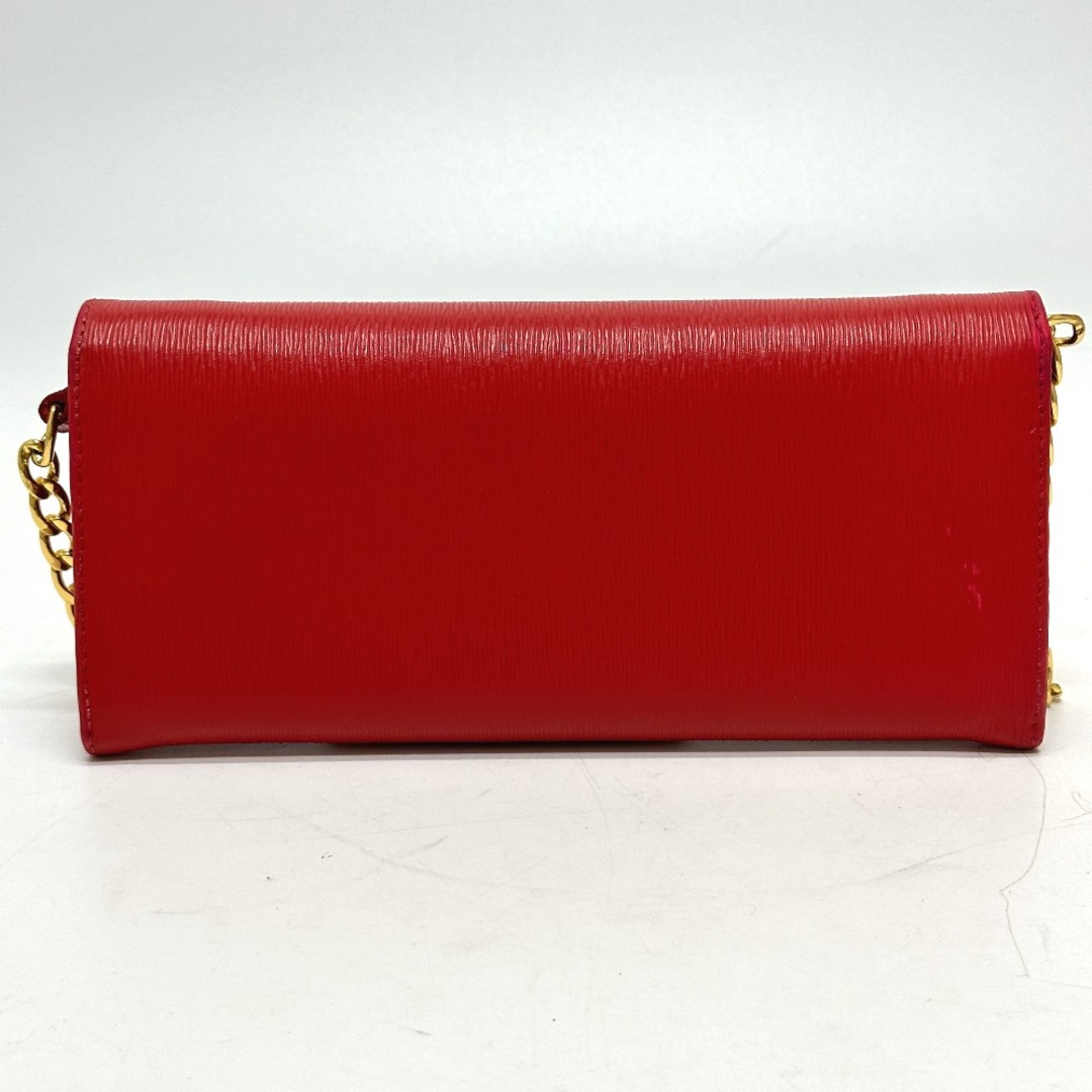 PRADA - プラダ PRADA チェーンウォレット 1BP290 ロゴ 長財布 レザー