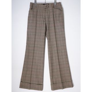 MaxMara Weekendウィークエンド マックスマーラ MODERN TROUSER FIT STRETCH W6 チェック柄ワイドパンツ【日本42】【LPTA72621】(その他)