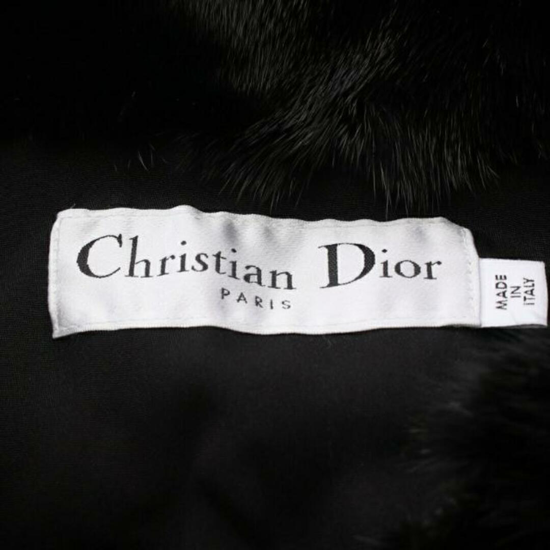 Christian Dior(クリスチャンディオール)の ファー ジャケット ミンク ブラック フード付き レディースのジャケット/アウター(その他)の商品写真