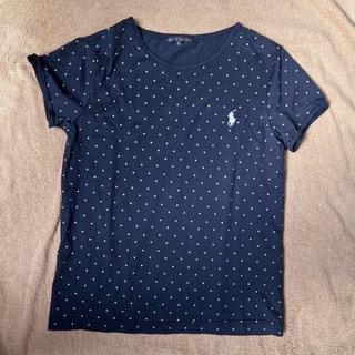 ラルフローレン(Ralph Lauren)のRALPH LAUREN　ドットTシャツ　M(シャツ/ブラウス(半袖/袖なし))