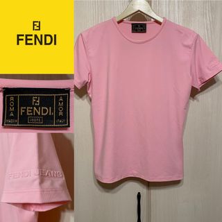 FENDI JEANS フェンディジーンズ 半袖 Tシャツ イエロー ブランド