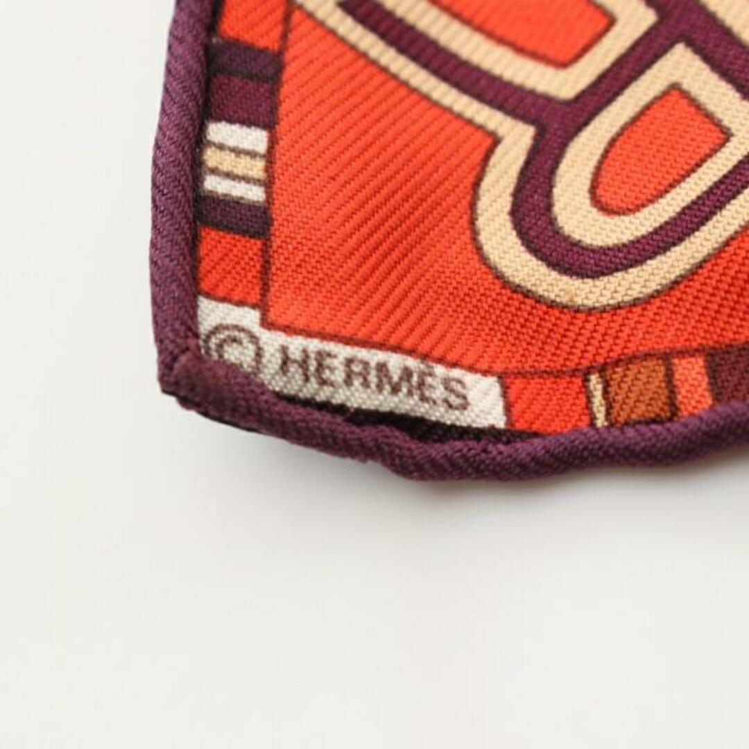 エルメス HERMES スカーフ
 FRANCE PARIS 24 Fbg カレ140 ブラウン