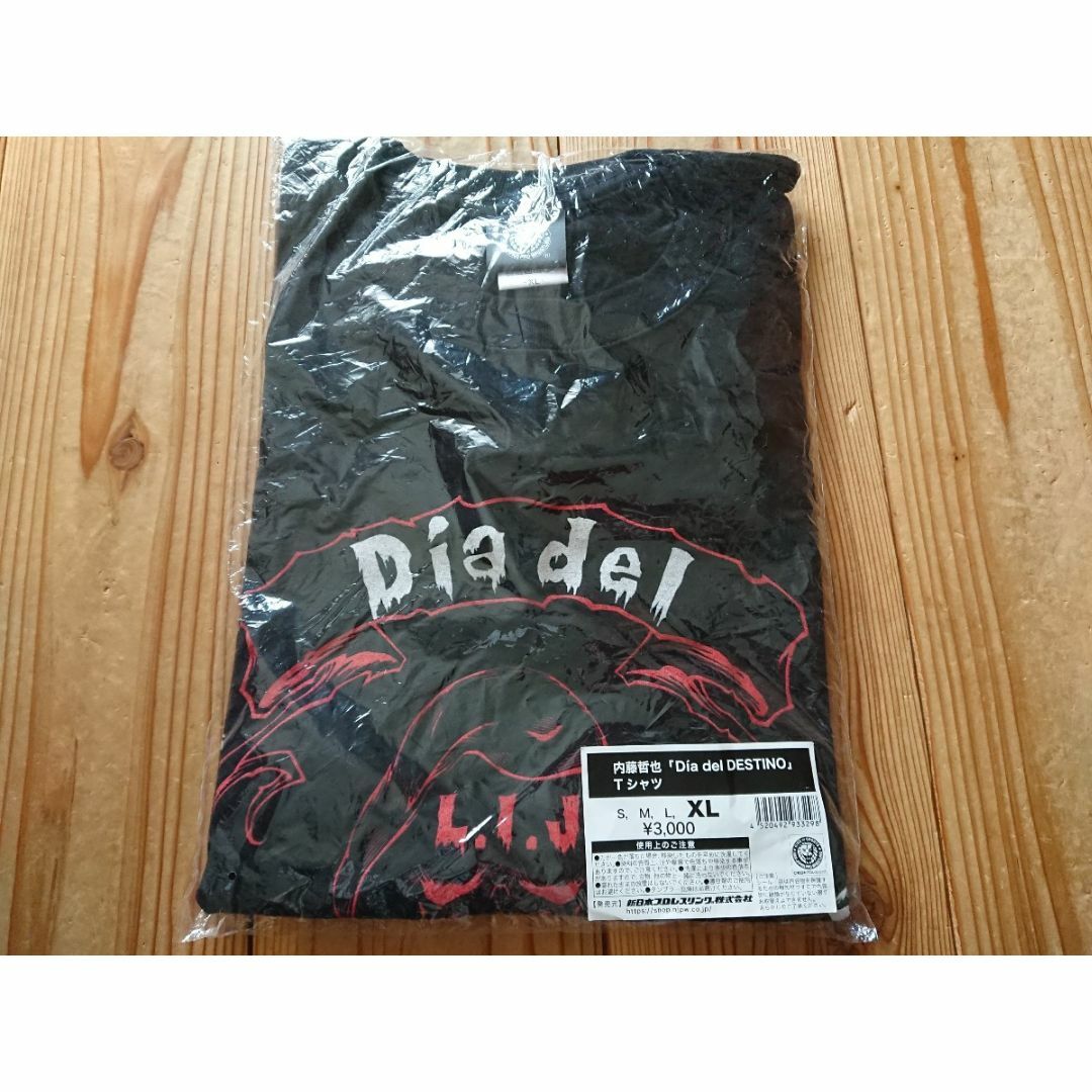 内藤哲也 Tシャツ XL Dia del DESTINOロスインゴ新日本プロレス スポーツ/アウトドアのスポーツ/アウトドア その他(格闘技/プロレス)の商品写真