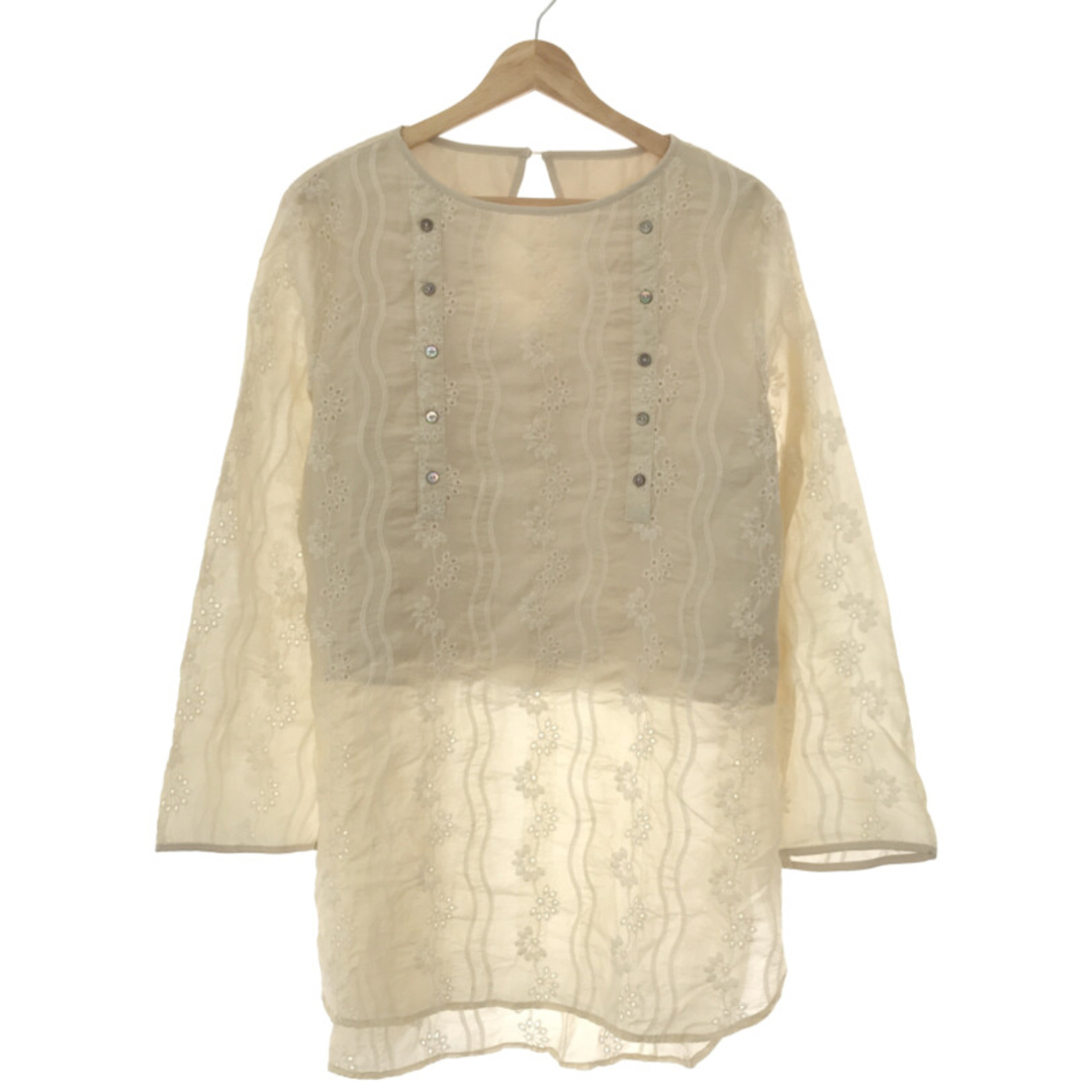 willfully ウィルフリー embroidery layered piping lace tops レース