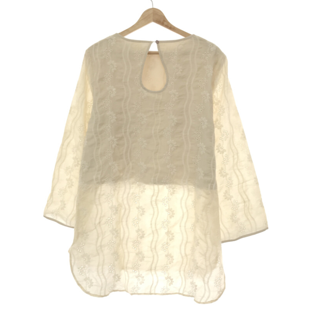 willfully ウィルフリー embroidery layered piping lace tops レース