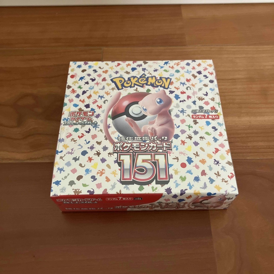 ポケモンカード　151 box シュリンク付き　1ボックス