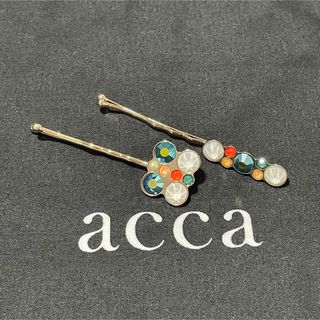 アッカ(acca)のわさび様専用 acca ピン2本セット(ヘアピン)