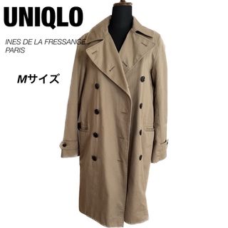 ユニクロ(UNIQLO)の【美品】UNIQLO ユニクロ　トレンチコート　レディースMサイズ ベージュ(トレンチコート)