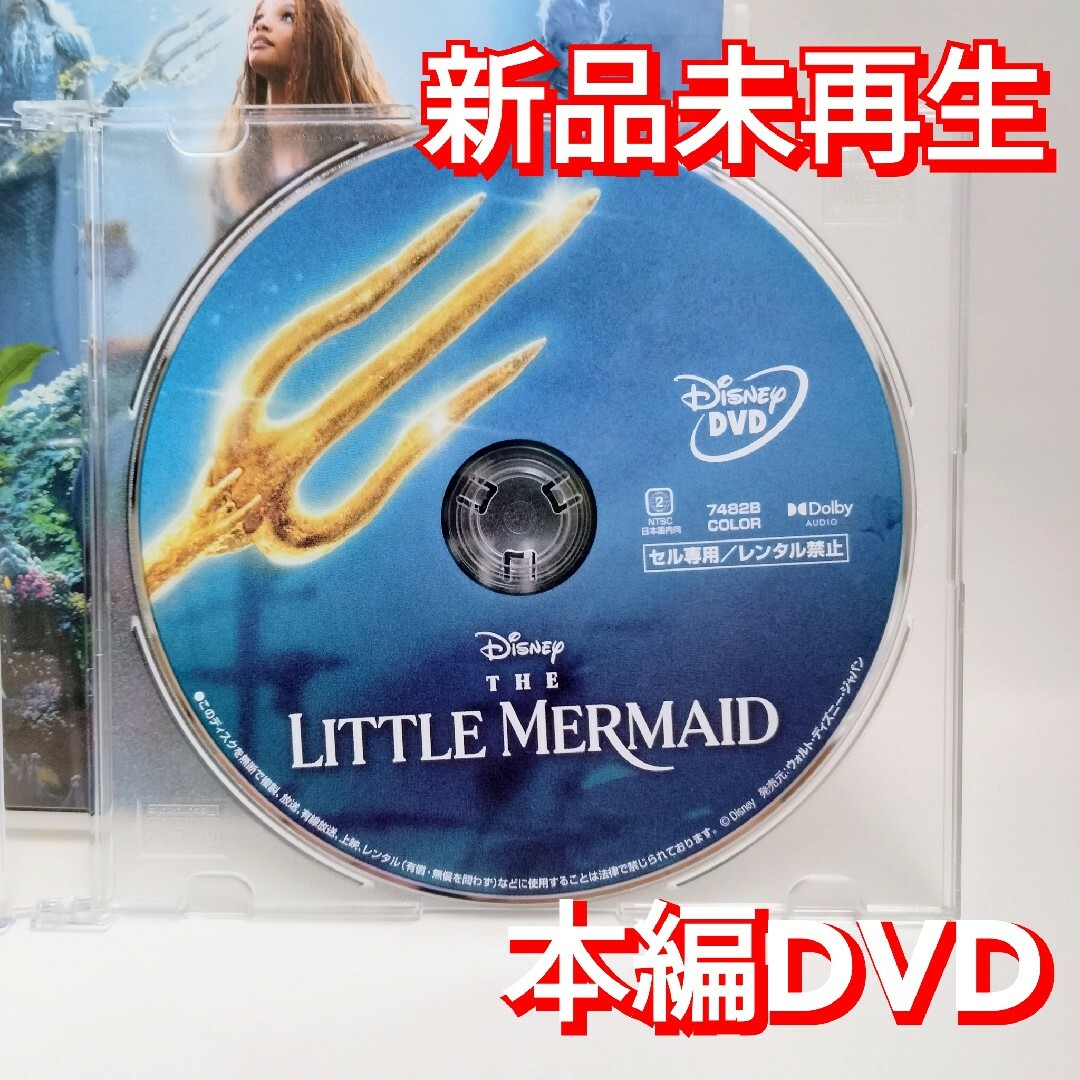 新品未使用　リトルマーメイド　実写版　DVDのみ　国内正規品(正規店にて購入)