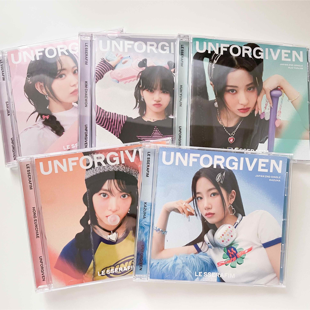 ルセラフィム　UNFORGIVEN　ユニバ　ラキドロ　1回目　コンプ　5枚セット