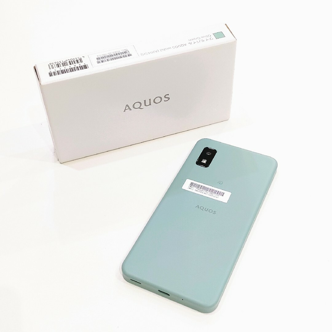 SHARP AQUOS wish2 A204SH オリーブグリーン - スマートフォン本体