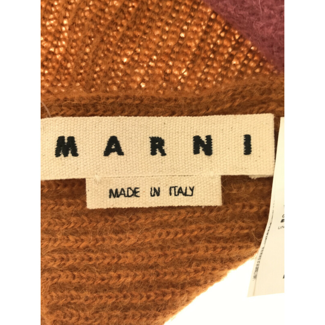 Marni(マルニ)のMARNI マルニ 18AW ボーダーマフラー ブラウン×ピンク メンズのファッション小物(マフラー)の商品写真