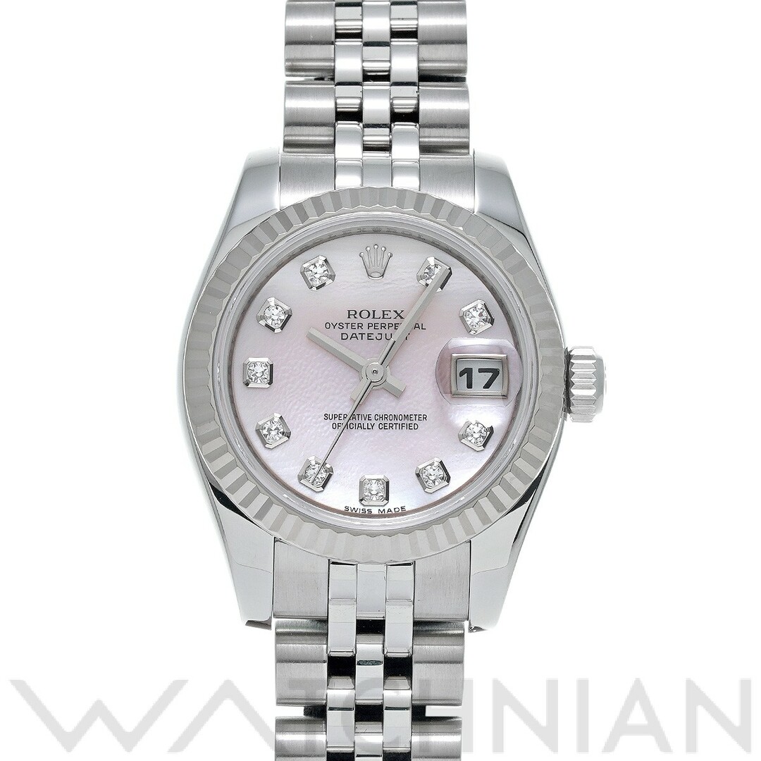 ロレックス ROLEX 179174NG Z番(2006年頃製造) ホワイトシェル /ダイヤモンド レディース 腕時計