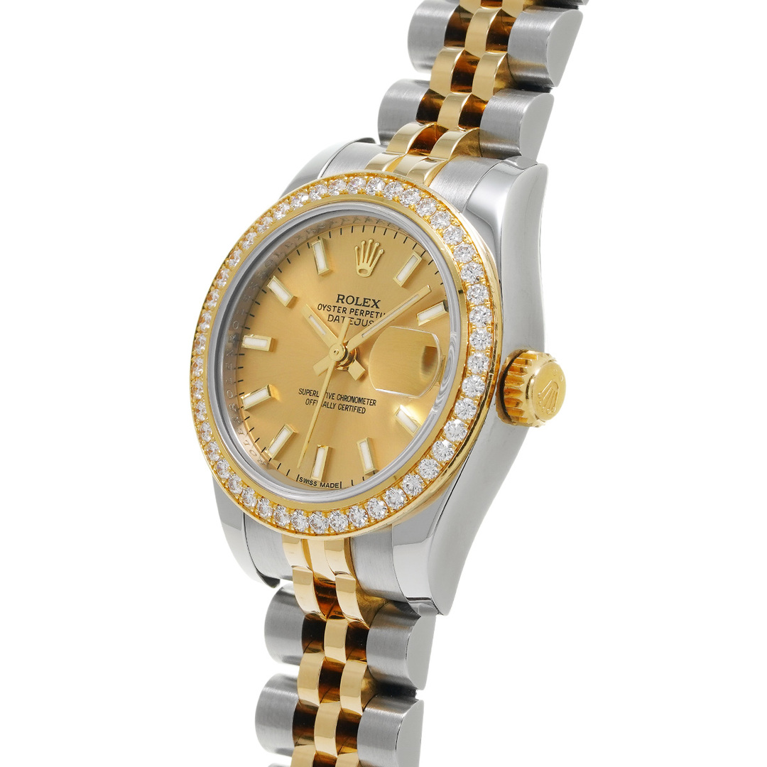 ROLEX(ロレックス)の中古 ロレックス ROLEX 179383 G番(2013年頃製造) シャンパン レディース 腕時計 レディースのファッション小物(腕時計)の商品写真