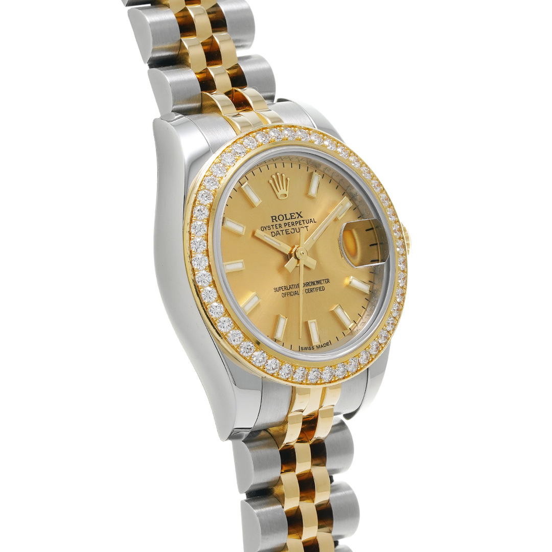 ROLEX(ロレックス)の中古 ロレックス ROLEX 179383 G番(2013年頃製造) シャンパン レディース 腕時計 レディースのファッション小物(腕時計)の商品写真