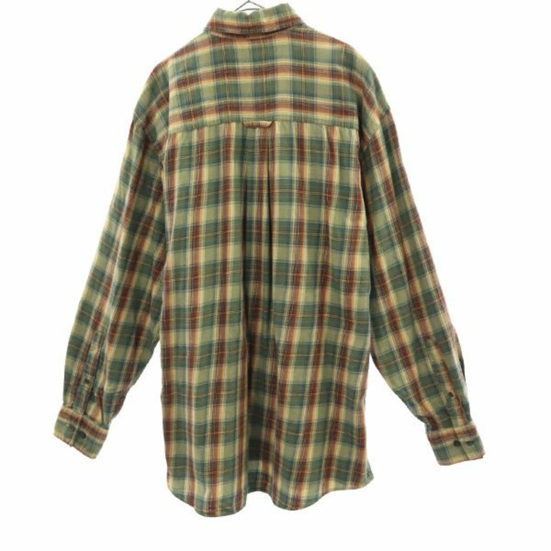 PENDLETON(ペンドルトン)のペンドルトン チェック 長袖 ボタンダウンシャツ M グリーン系 PENDLETON メンズ 【中古】  【230920】 メンズのトップス(シャツ)の商品写真