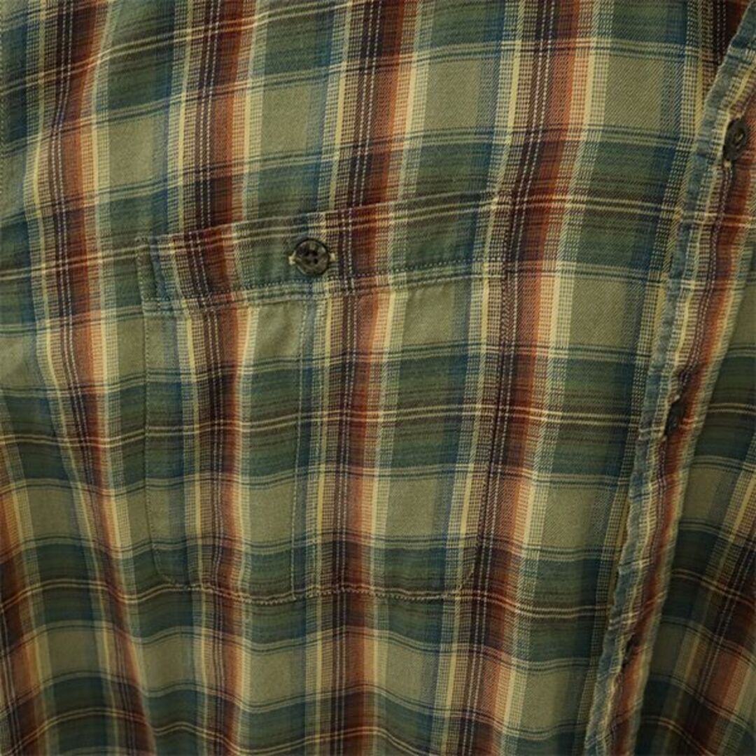 PENDLETON(ペンドルトン)のペンドルトン チェック 長袖 ボタンダウンシャツ M グリーン系 PENDLETON メンズ 【中古】  【230920】 メンズのトップス(シャツ)の商品写真