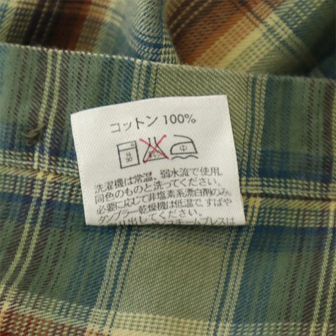 PENDLETON(ペンドルトン)のペンドルトン チェック 長袖 ボタンダウンシャツ M グリーン系 PENDLETON メンズ 【中古】  【230920】 メンズのトップス(シャツ)の商品写真