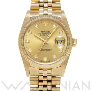 ロレックス(ROLEX)の中古 ロレックス ROLEX 16238G E番(1991年頃製造) シャンパン /ダイヤモンド メンズ 腕時計(腕時計(アナログ))