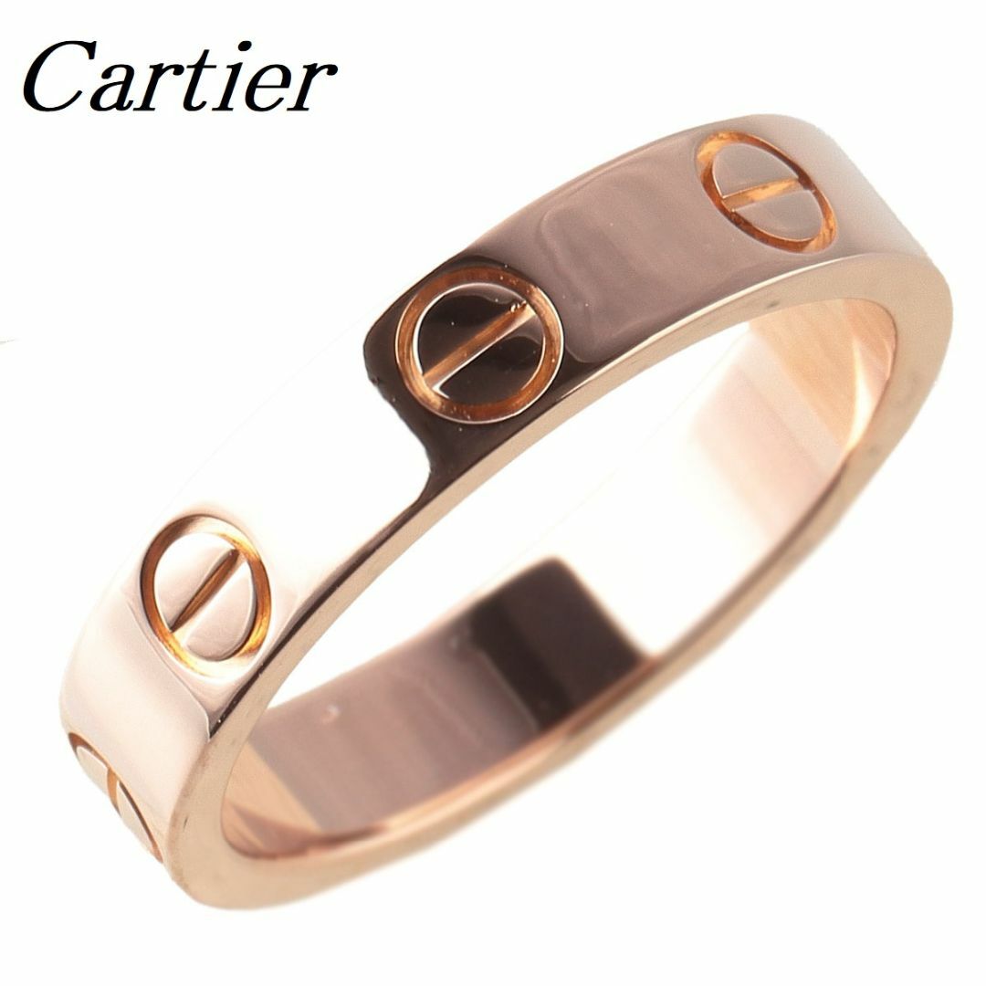 カルティエ ミニラブリング #47 AU750PG 保証書(2008年) Cartier【13485】リング(指輪)