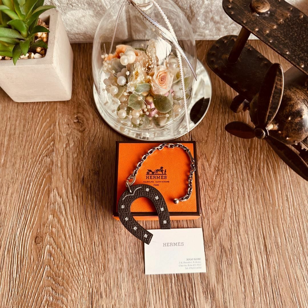 Hermes - ◇エルメス◇ ホースシュー 馬蹄 パドック 925 レザー