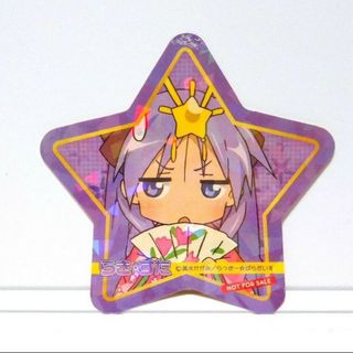 らき☆すた　かがみ　星形　シール　ステッカー(キャラクターグッズ)