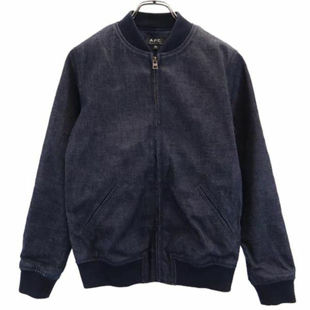 アーペーセー デニムジャケット 36 A.P.C. RUE MADAME PARIS ジップ ブルゾン レディース   【230920】