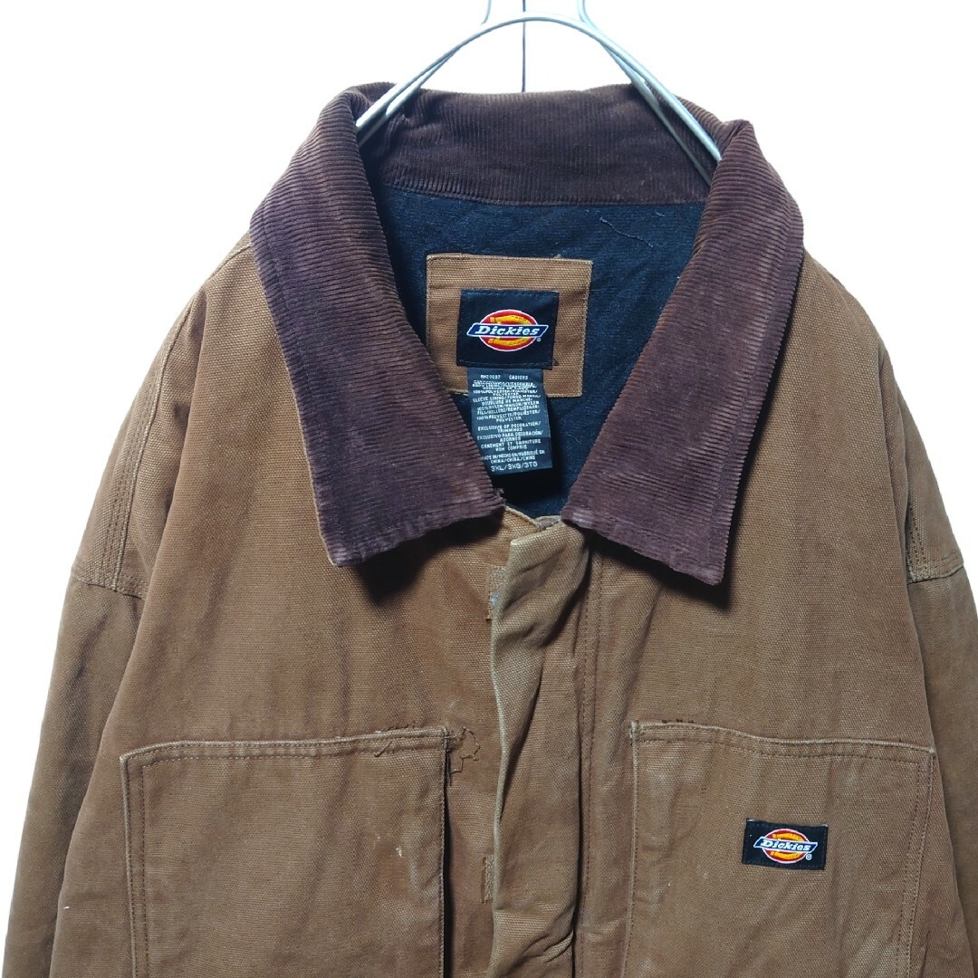 Dickies(ディッキーズ)の【Dickies】コーデュロイ襟 中綿入り ダックジャケット A-1289 メンズのジャケット/アウター(ブルゾン)の商品写真