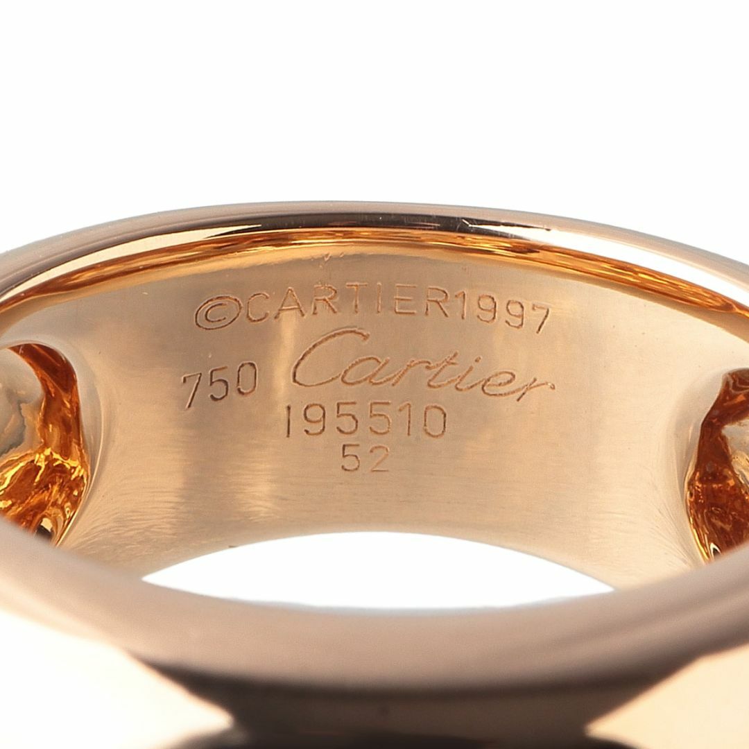 Cartier(カルティエ)のカルティエ ヌーベルバーグ リング #52 750YG Cartier【14251】 レディースのアクセサリー(リング(指輪))の商品写真