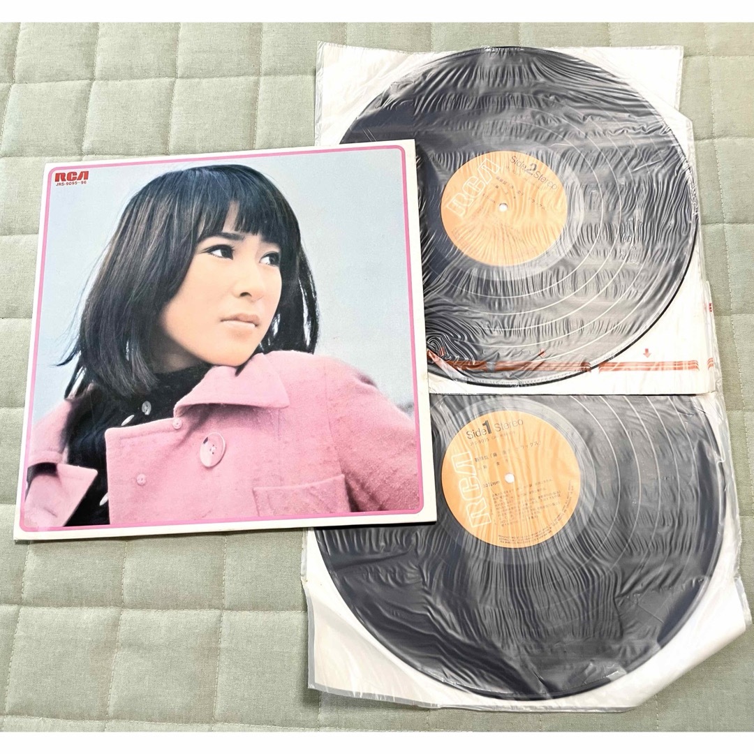 Victor(ビクター)の【昭和レコード】 豪華盤 藤圭子 デラックス 第1集 ビクター 邦楽 レトロ エンタメ/ホビーのCD(ポップス/ロック(邦楽))の商品写真