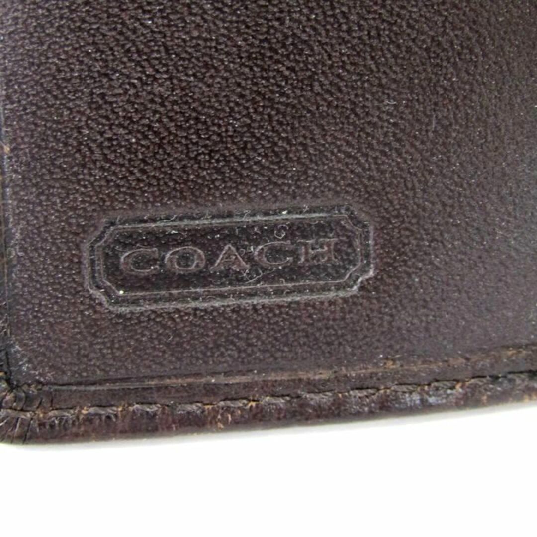 COACH(コーチ)のコーチ キーケース 6連 シグネチャー キャンバス/レザー ブランド 小物 メンズ レディース ブラウン COACH レディースのファッション小物(キーホルダー)の商品写真