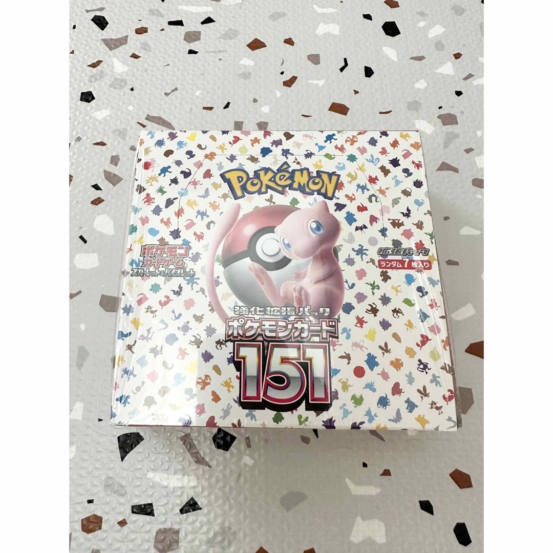 新品未開封　シュリンク付き　ポケモンカード151     1BOX