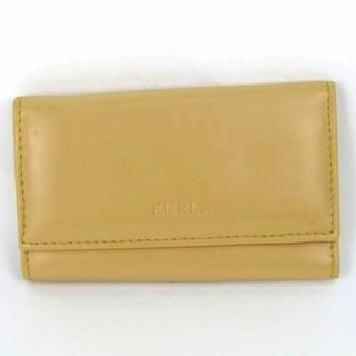 フルラ(Furla)のフルラ キーケース 6連 シンプル ロゴ ブランド 小物 レディース ベージュ Furla(キーホルダー)