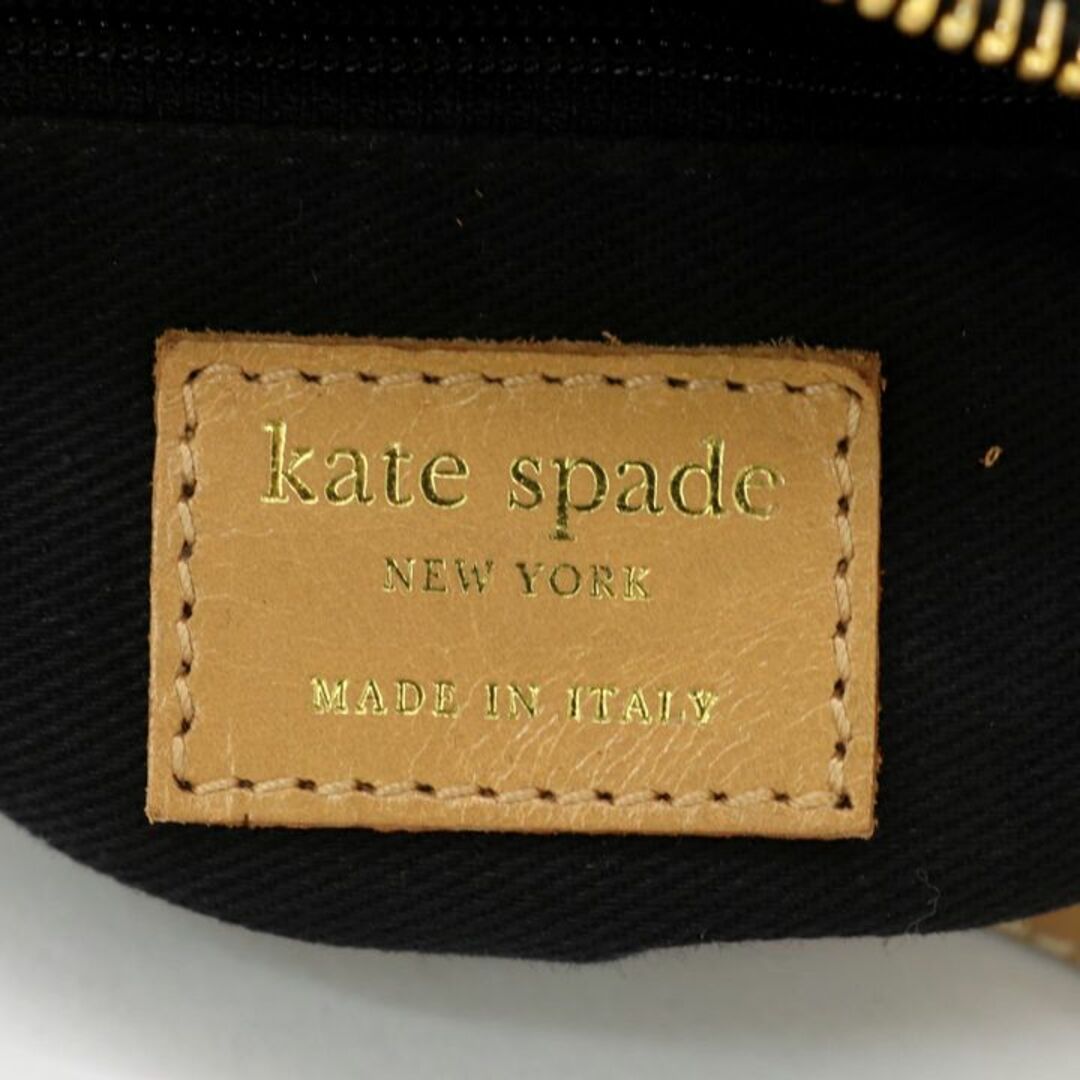 kate spade new york(ケイトスペードニューヨーク)のケイトスペード ワンショルダーバッグ キャンバス/レザー イタリア製 総柄 肩掛け ブランド 鞄 レディース グレー Kate Spade レディースのバッグ(ショルダーバッグ)の商品写真