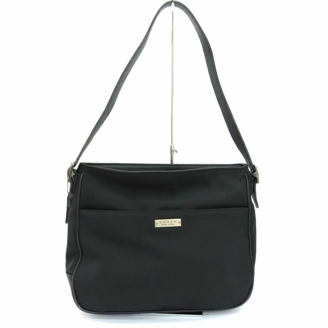 COACH - コーチ ワンショルダーバッグ レザー ロゴプレート 無地 J9P