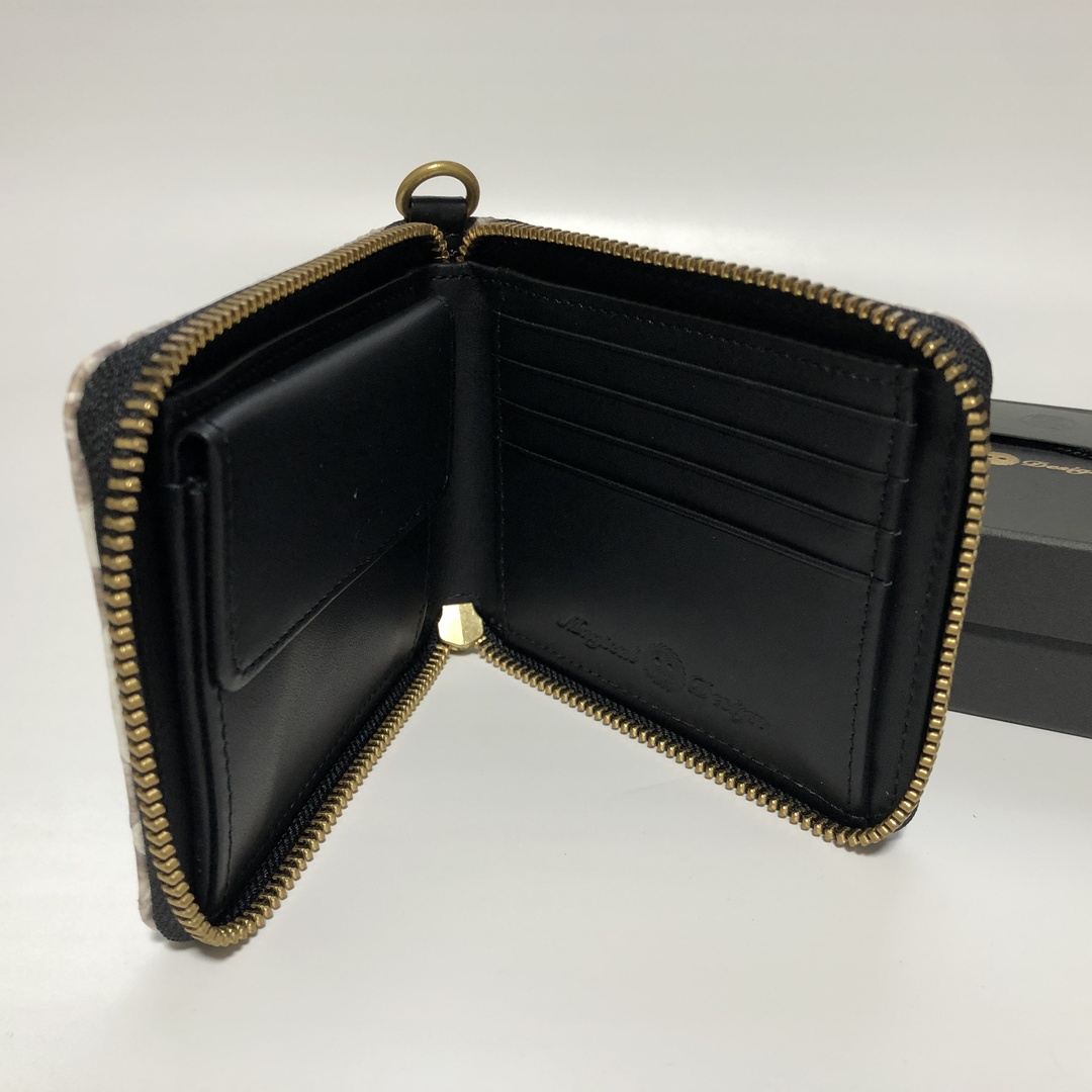 Magical Design(マジカルデザイン)のMAGICAL DESIGN パイソンウォレット 財布 二つ折り ジカルデザイン メンズのファッション小物(折り財布)の商品写真