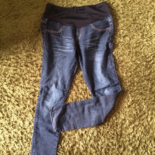 マタニティスキニー キッズ/ベビー/マタニティのマタニティ(マタニティウェア)の商品写真