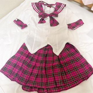 アイドル　制服　衣装　コスプレ　AKB ハロウィン(衣装一式)