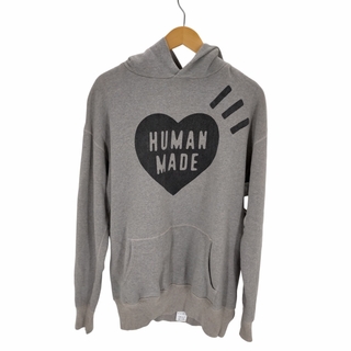 HUMAN MADE - HUMAN MADE(ヒューマンメイド) ロゴクルーネックパーカー ...