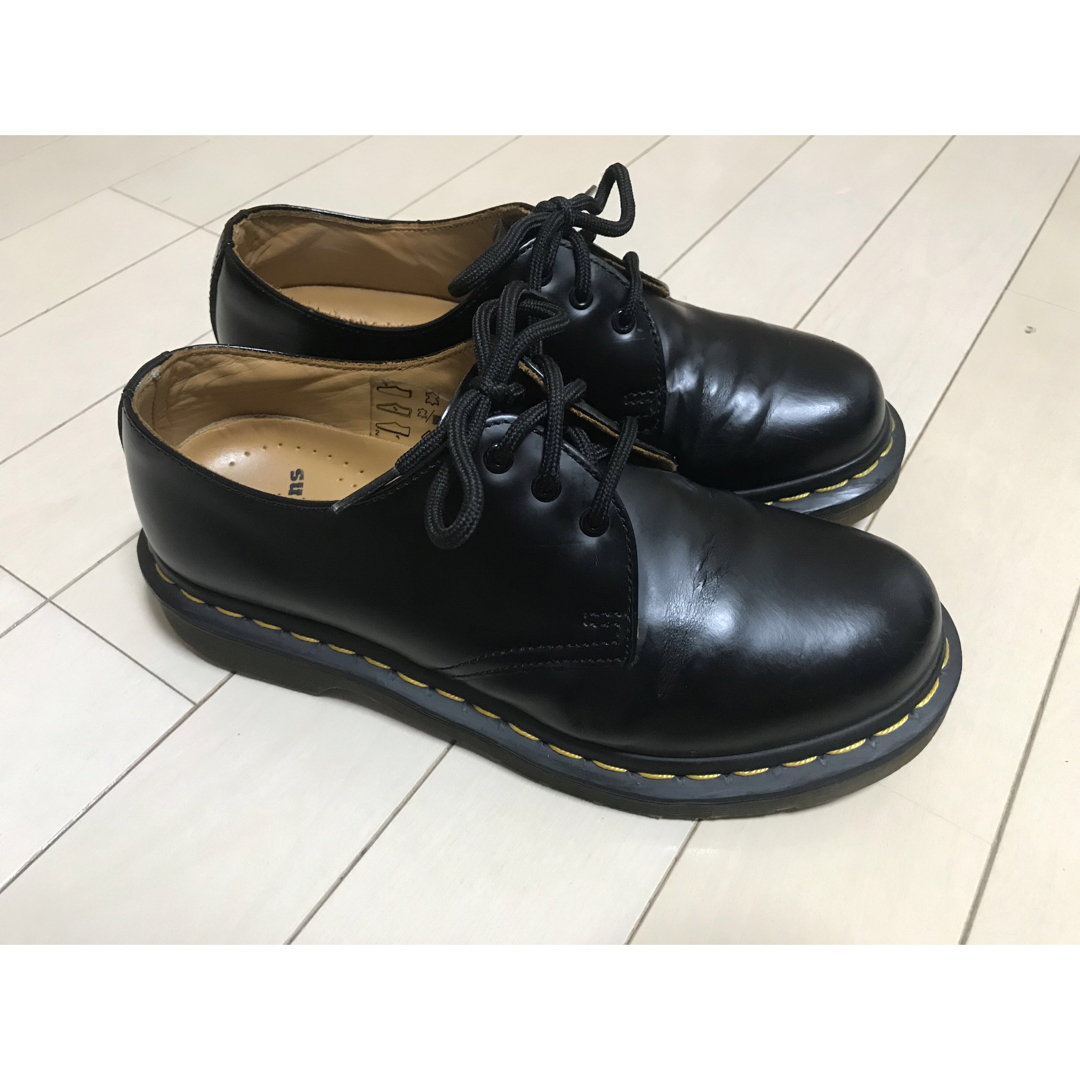 【美品】Dr.Martens ドクターマーチン 3ホールブーツUK4  黒