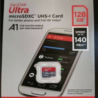 サンディスク(SanDisk)のmicrosd マイクロSD カード 128GB ★Sandisk正規品★(PC周辺機器)