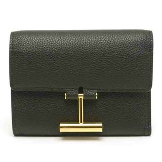 トムフォード(TOM FORD)のトムフォード TOMFORD 三つ折り財布 折りたたみ財布 レディース ブラック(財布)