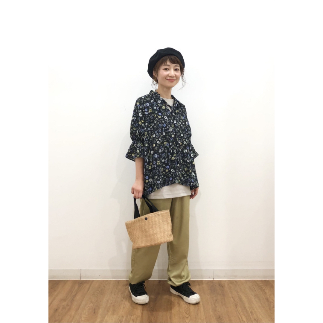UNIQLO - 新品 ユニクロ ポール & ジョー ブラウス(7分袖)S UNIQLO - 新品 ユニクロ ポール & ジョー ブラウス(7分袖)S